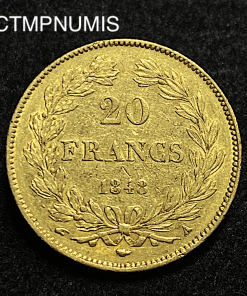 ,MONNAIE,ROYALE,20,FRANCS,OR,LOUIS,PHILIPPE,1848,