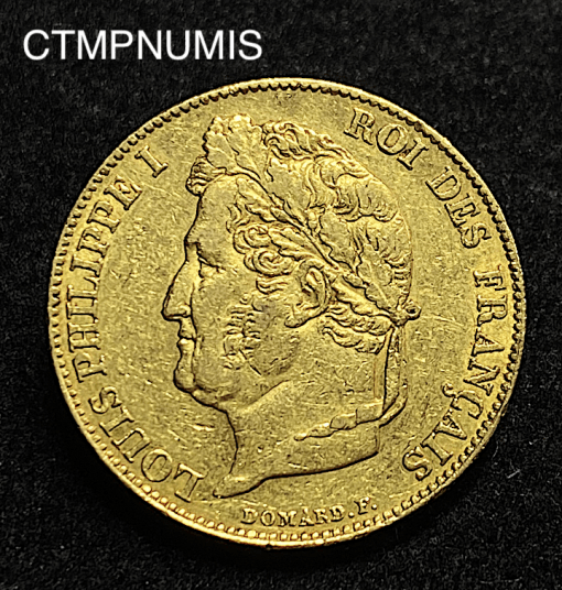 ,MONNAIE,ROYALE,20,FRANCS,OR,LOUIS,PHILIPPE,1848,
