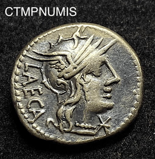 ,MONNAIE,ROMAINE,DENIER,ARGENT,PORCIA,QUADRIGE,