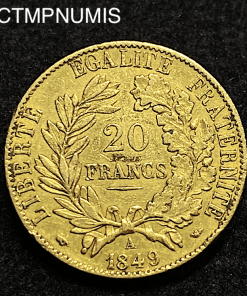 ,MONNAIE,20,FRANCS,OR,CERES,1849,