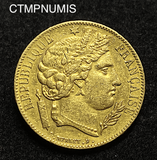 ,MONNAIE,20,FRANCS,OR,CERES,1849,