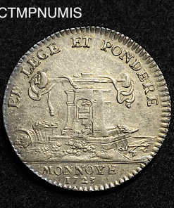 JETON,ARGENT,LOUIS,XV,LA,MONNAIE,1723,