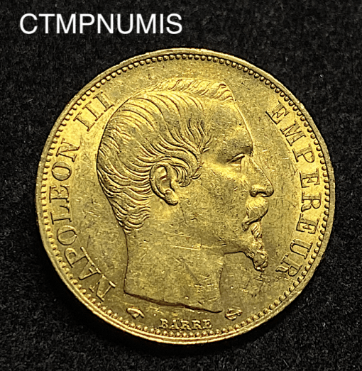 ,MONNAIE,EMPIRE,20,FRANCS,OR,NAPOLEON,1859,