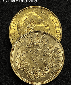 ,MONNAIE,EMPIRE,20,FRANCS,OR,NAPOLEON,1859,
