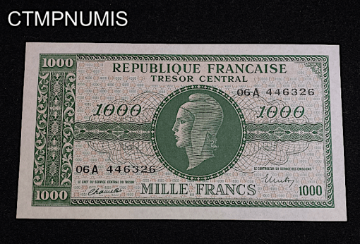 ,BILLET,1000,FRANCS,TRESOR,1945,NEUF,