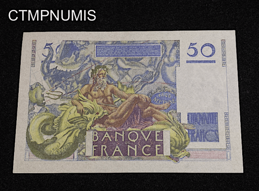 ,BILLET,50,FRANCS,LE,VERRIER,1947,NEUF,