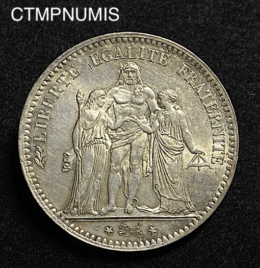 ,MONNAIE,FRANCAISE,5,FRANCS,ARGENT,HERCULE,1876,