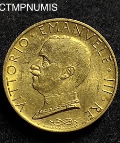 ,MONNAIE,ITALIE,100,LIRE,OR,1933,XI,