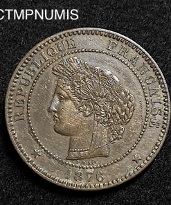 ,MONNAIE,FRANCAIE,10,CENTIMES,CERES,1876,