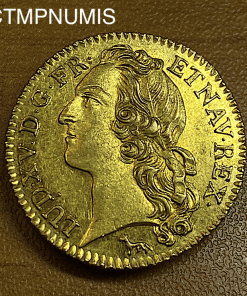 ,MONNAIE,ROYALE,LOUIS,LOUIS,OR,BANDEAU,1741,