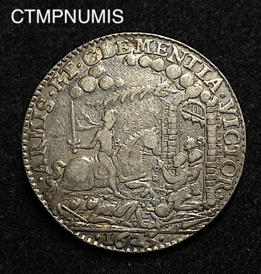 ,JETON,LOUIS,XIII,MONTPELLIER,1623,HUGUENOTS,