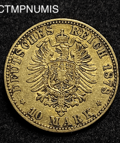 ,monnaie,allemagne,10,MARK,OR,MECKLENBURG,1878,