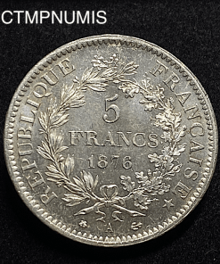 ,MONNAIE,5,FRANCS,ARGENT,HERCULE,1876,