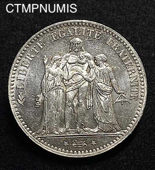 ,MONNAIE,5,FRANCS,ARGENT,HERCULE,1876,