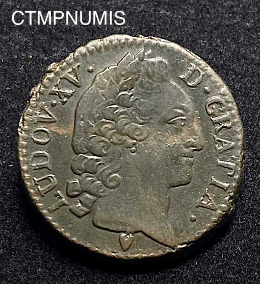 ,MONNAIE,ROYALE,LOUIS,XV,SOL,AIX,1772,