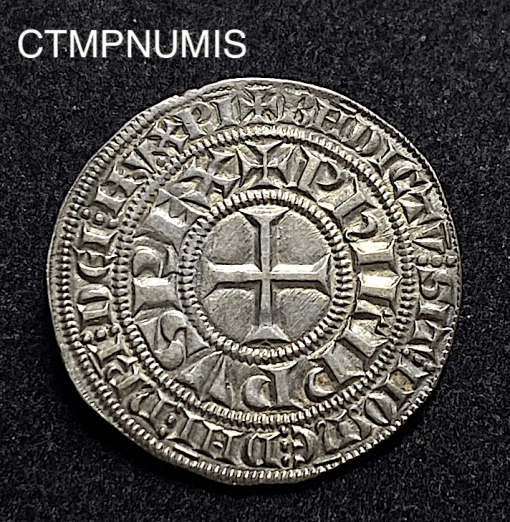 ,MONNAIE,ROYALE,GROS,TOURNOIS,PHILIPPE,IV,