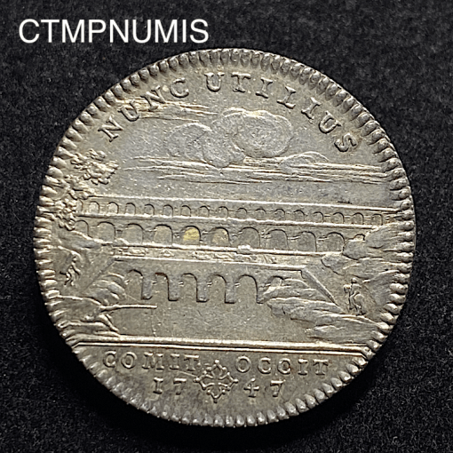,JETON,PONT,DU,GARD,LANGUEDOC,1747,LOUIS,XV,TOULOUSE,