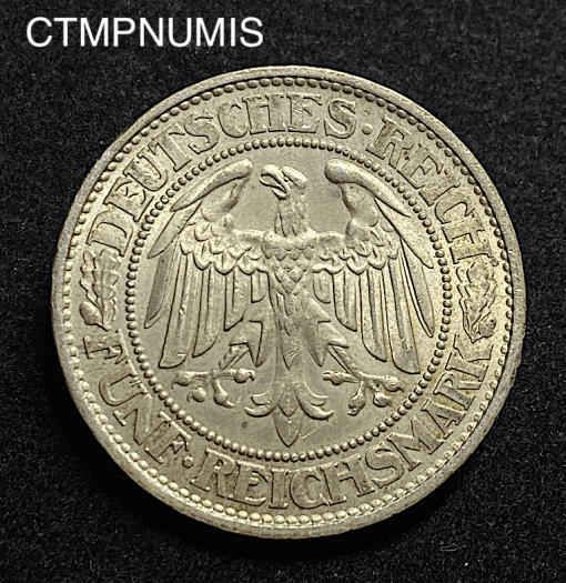 ,MONNAIE,ALLEMAGNE,5,REICHMARK,ARGENT,1931,