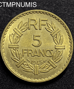 ,MONNAIE,5,FRANCS,LAVRILLIER,BRONZE,1945,C,CASTELSARRAZIN,