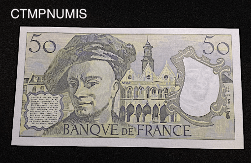 ,BILLET,50,FRANCS,QUENTIN,TOUR,1982,NEUF,