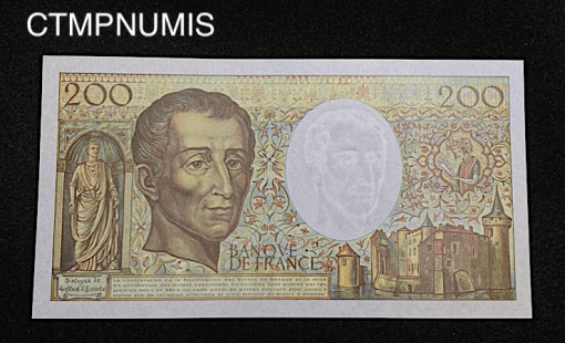 ,BILLET,200,FRANCS,MONTESQUIEU,1994,