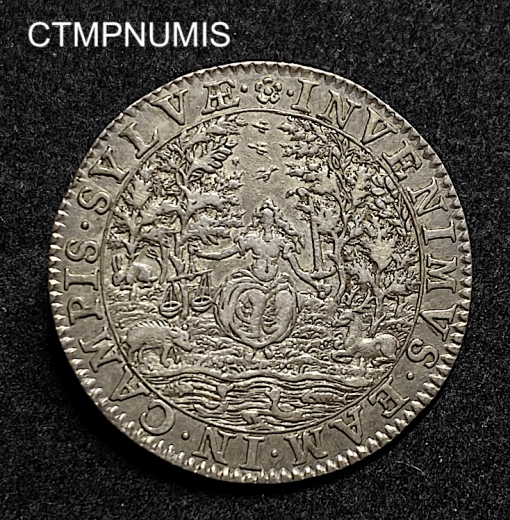 ,JETON,ARGENT,EAUX,FORETS,1606,HENRI,IV,