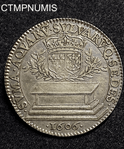 ,JETON,ARGENT,EAUX,FORETS,1606,HENRI,IV,