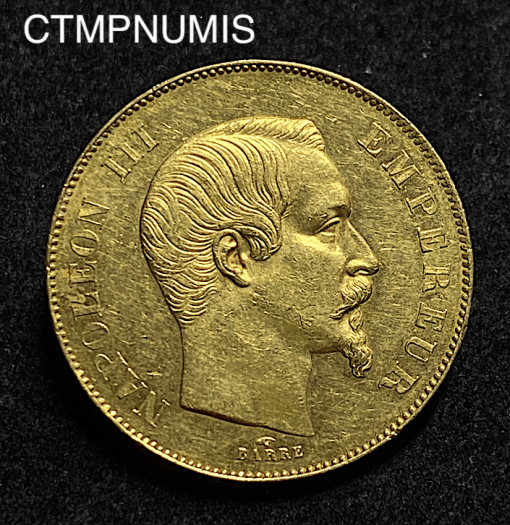 ,MONNAIE,EMPIRE,50,FRANCS,OR,NAPOLEON,1855,