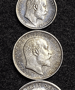 MONNAIE,ROYAUME,UNI,1,2,3,4,PENCE,ARGENT,1906,