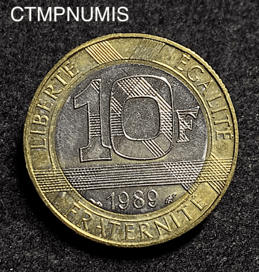 ,MONNAIE,FRANCAISE,10,FRANC,MONTESQUIEU,1989,