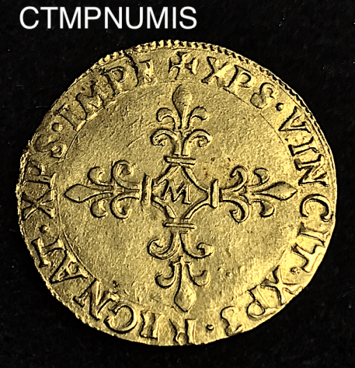 ,MONNAIE,ROYALE,ECU,OR,SOLEIL,1569,TOULOUSE,TOULOUSE,