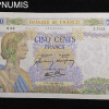 ,BILLET,FRANCAIS,500,FRANCS,LA,PAIX,1942,NEUF,