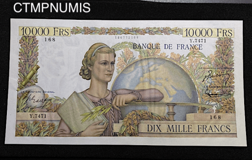 ,BILLET,FRANCAIS,10000,FRANCS,GENIE,1954,SPL,