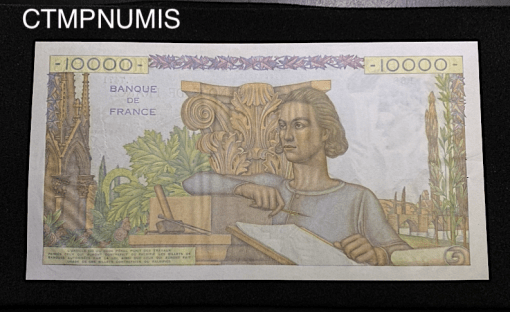 ,BILLET,FRANCAIS,10000,FRANCS,GENIE,1954,SPL,