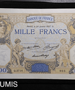 ,BILLET,FRANCAIS,CERES,MERCURE,1937,SPL,