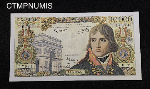 ,BILLET,FRANCAIS,10000,BONAPARTE,1957,SPL,+,