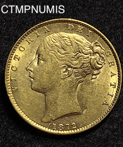 ,MONNAIE,ROYAUME,UNI,SOUVERAIN,OR,1872,