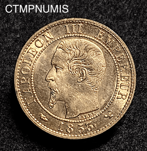 ,MONNAIE,EMPIRE,1,CENTIME,NAPOLEON,1853,W,LILLE,