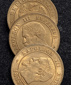 ,MONNAIE,EMPIRE,2,CENTIMES,NAPOLEON,1854,LILLE,