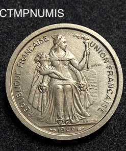 ,NOUVELLE,CALEDONIE,ESSAI,2,FRANCS,1949,