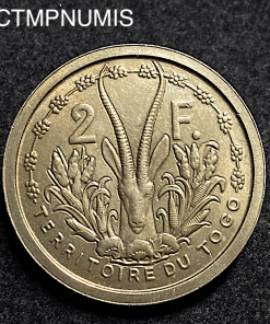 ,MONNAIE,COLONIE,ESSAI,2,FRANCS,TOGO,1948,