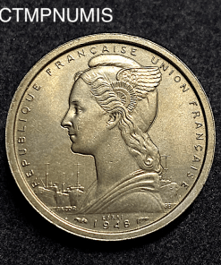 ,MONNAIE,COLONIE,ESSAI,2,FRANCS,TOGO,1948,