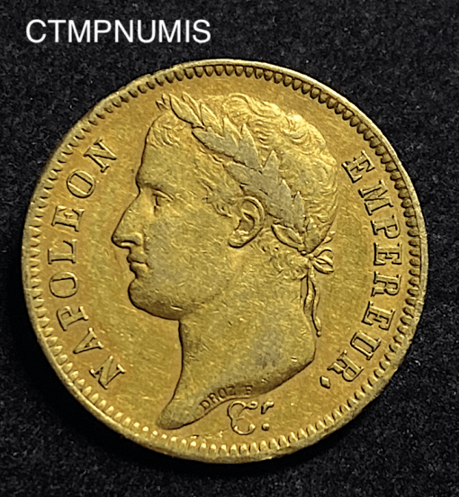 ,MONNAIE,40,FRANCS,OR,NAPOLEON,1808,H,LA,ROCHELLE,