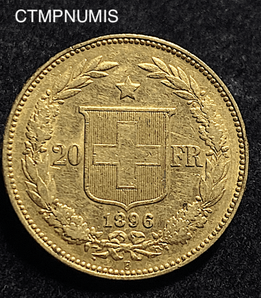 ,MONNAIE,SUISSE,20,FRANCS,OR,1896,