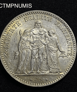 ,MONNAIE,5,FRANCS,HERCULE,1877,K,BORDEAUX,SPL,