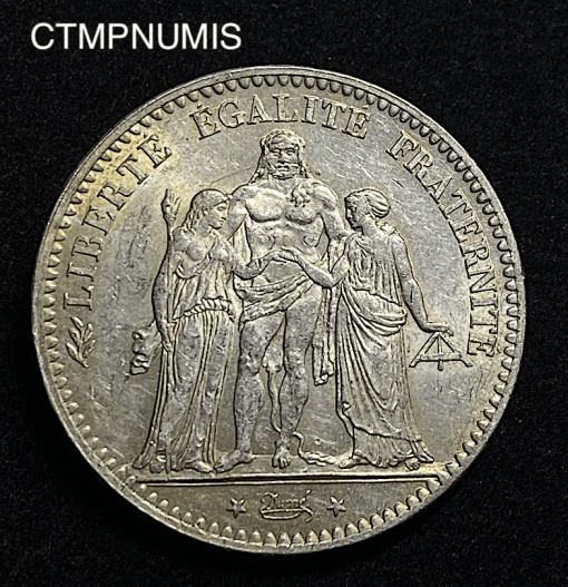 ,MONNAIE,5,FRANCS,HERCULE,1877,K,BORDEAUX,SPL,