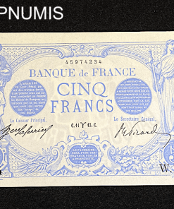,BILLET,5,FRANCS,BLEU,1913,MARS,BELIER,