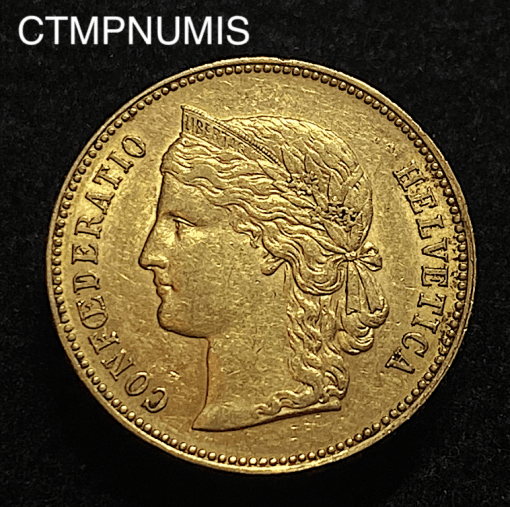 ,MONNAIE,SUISSE,20,FRANCS,OR,1896,
