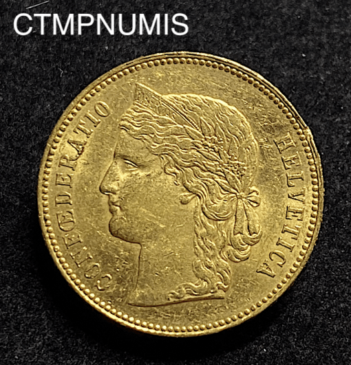 ,MONNAIE,SUISSE,20,FRANCS,OR,HELVETIA,1895,