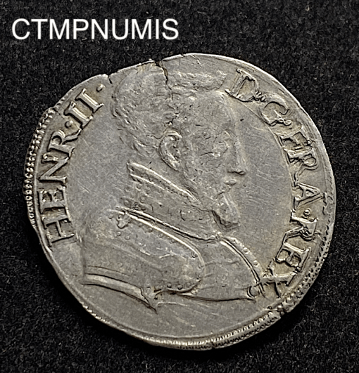 ,MONNAIE,ROYALE,TESTON,HENRI,II,1553,PARIS,